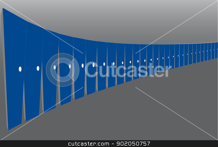 To use this stock image in your creative project, please select the size you need over to the right and click the "Add to Cart" button.
Your downloaded image will come with the Cutcaster watermark removed so don’t worry about the watermark you see on this page. Revolving Perspective stock vector clipart, A row of lockers rotating into infinity. by Kotto