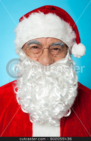 To use this stock image in your creative project, please select the size you need over to the right and click the "Add to Cart" button.
Your downloaded image will come with the Cutcaster watermark removed so don’t worry about the watermark you see on this page. Snapshot of smiling senior man in Santa attire stock photo, Snapshot of smiling senior man in Santa attire. Isolated on blue background. by Ishay Botbol