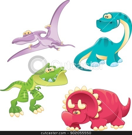 To use this stock image in your creative project, please select the size you need over to the right and click the "Add to Cart" button.
Your downloaded image will come with the Cutcaster watermark removed so don’t worry about the watermark you see on this page. Dinosaurs Family. stock vector clipart, Dinosaurs Family. Funny cartoon and vector characters by ddraw