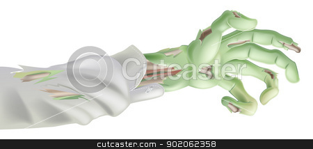 To use this stock image in your creative project, please select the size you need over to the right and click the "Add to Cart" button.
Your downloaded image will come with the Cutcaster watermark removed so don’t worry about the watermark you see on this page. Halloween Zombie Arm stock vector clipart, An illustration of a scary reaching Halloween zombie arm by Christos Georghiou