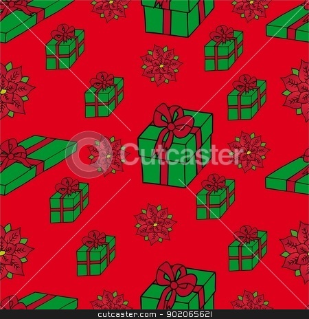 To use this stock image in your creative project, please select the size you need over to the right and click the "Add to Cart" button.
Your downloaded image will come with the Cutcaster watermark removed so don’t worry about the watermark you see on this page. Seamless background Xmas gifts stock vector clipart, Seamless background Xmas gifts - vector illustration. by connynka