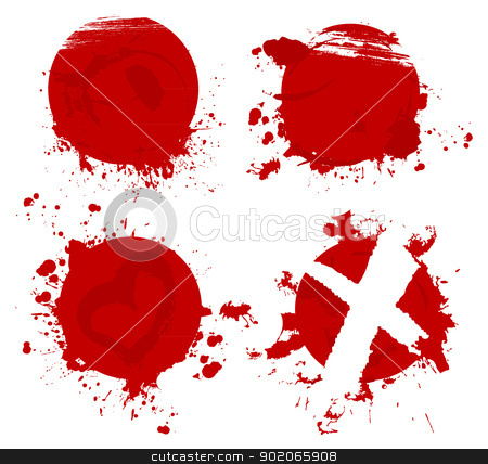 Splash banners Splash banners stock vector clipart, Vector illustration of Splash banners by SonneOn