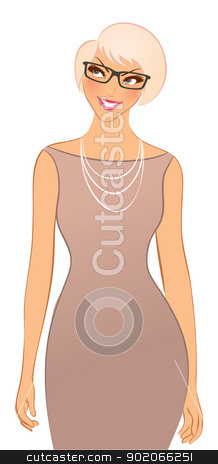 To use this stock image in your creative project, please select the size you need over to the right and click the "Add to Cart" button.
Your downloaded image will come with the Cutcaster watermark removed so don’t worry about the watermark you see on this page. Businesswoman stock vector clipart, Vector illustration of Businesswoman by SonneOn