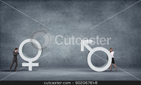 To use this stock image in your creative project, please select the size you need over to the right and click the "Add to Cart" button.
Your downloaded image will come with the Cutcaster watermark removed so don’t worry about the watermark you see on this page. Gender heart stock photo, Illustration with symbol of love and different genders symbols by Sergey Nivens