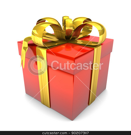 To use this stock image in your creative project, please select the size you need over to the right and click the "Add to Cart" button.
Your downloaded image will come with the Cutcaster watermark removed so don’t worry about the watermark you see on this page. Red Gift stock photo, Red gift with golden ribbons on the white background. by Alexander Limbach