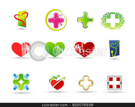 To use this stock image in your creative project, please select the size you need over to the right and click the "Add to Cart" button.
Your downloaded image will come with the Cutcaster watermark removed so don’t worry about the watermark you see on this page. Medical and health icon set stock vector clipart, Medical and health icon set isolated on background by Natashasha