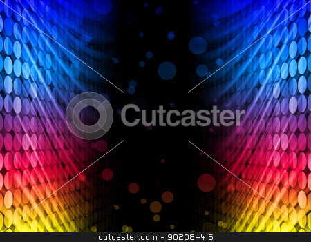 To use this stock image in your creative project, please select the size you need over to the right and click the "Add to Cart" button.
Your downloaded image will come with the Cutcaster watermark removed so don’t worry about the watermark you see on this page. Disco Abstract Colorful Waves on Black Background stock vector clipart, Vector - Disco Abstract Colorful Waves on Black Background by gubh83