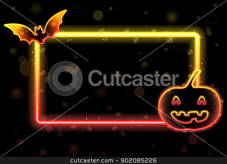 To use this stock image in your creative project, please select the size you need over to the right and click the "Add to Cart" button.
Your downloaded image will come with the Cutcaster watermark removed so don’t worry about the watermark you see on this page. Halloween Lights Frame with Bat and Pumpkin stock vector clipart, Vector - Halloween Lights Frame with Bat and Pumpkin by gubh83