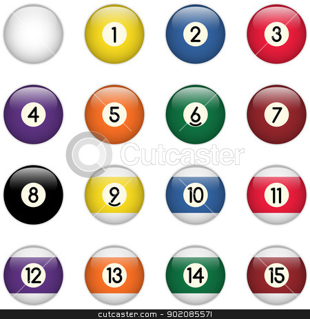 Colored Pool Balls Set from Zero to Fifteen Colored Pool Balls Set from Zero to Fifteen stock vector clipart, Vector - Colored Pool Balls Set from Zero to Fifteen by AUGUSTO CABRAL