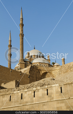 To use this stock image in your creative project, please select the size you need over to the right and click the "Add to Cart" button.
Your downloaded image will come with the Cutcaster watermark removed so don’t worry about the watermark you see on this page. mosque in citadel of cairo egypt stock photo, mosque in citadel of cairo egypt by travelphotography