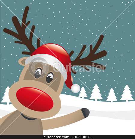 To use this stock image in your creative project, please select the size you need over to the right and click the "Add to Cart" button.
Your downloaded image will come with the Cutcaster watermark removed so don’t worry about the watermark you see on this page. reindeer santa hat wave winter landscape stock vector clipart, reindeer with santa hat wave winter landscape by d3images