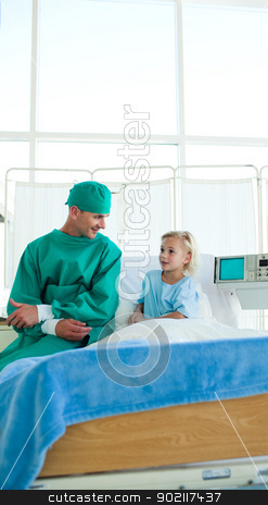 To use this stock image in your creative project, please select the size you need over to the right and click the "Add to Cart" button.
Your downloaded image will come with the Cutcaster watermark removed so don’t worry about the watermark you see on this page. Surgeon discussing a patient case history stock photo, Surgeon discussing a patient case history in a hospital by Wavebreak Media