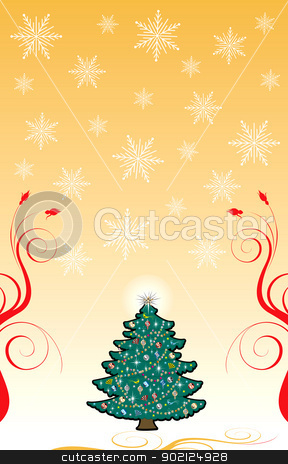 To use this stock image in your creative project, please select the size you need over to the right and click the "Add to Cart" button.
Your downloaded image will come with the Cutcaster watermark removed so don’t worry about the watermark you see on this page. Christmas Background 6 stock photo, Vector Illustration of a Christmas Tree and snowflake background for Christmas Background 6. by Basheera Hassanali
