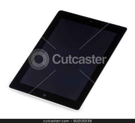tablet computer tablet computer stock photo, Touch screen tablet computer with blank screen Isolated on white by Vitaliy Pakhnyushchyy