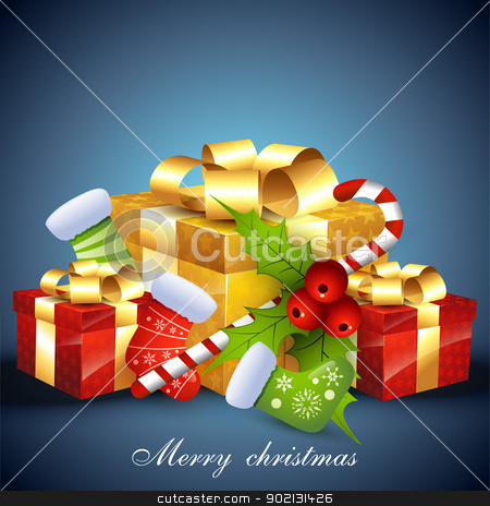 Christmas background christmas background stock vector clipart, vector christmas background by pinnacleanimates