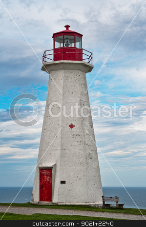 To use this stock image in your creative project, please select the size you need over to the right and click the "Add to Cart" button.
Your downloaded image will come with the Cutcaster watermark removed so don’t worry about the watermark you see on this page. Cape george Lighthouse stock photo, Cape george Lighthouse, on a cloudy day, Nova Scotia, Canada by Ulrich Schade