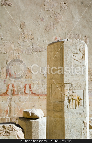 To use this stock image in your creative project, please select the size you need over to the right and click the "Add to Cart" button.
Your downloaded image will come with the Cutcaster watermark removed so don’t worry about the watermark you see on this page. Pillar in temple of Hatchepsut stock photo, Pillar in temple of Hatchepsut, Luxor, Egypt by Aikon