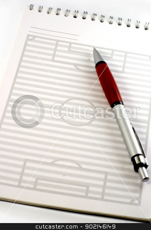 To use this stock image in your creative project, please select the size you need over to the right and click the "Add to Cart" button.
Your downloaded image will come with the Cutcaster watermark removed so don’t worry about the watermark you see on this page. pen and notepad stock photo, red pen and pad is strategy football field by Vladyslav Danilin