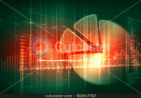 Database Table Database Table stock photo, Business graph with arrow showing profits and gains by Sergey Nivens