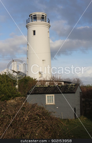 To use this stock image in your creative project, please select the size you need over to the right and click the "Add to Cart" button.
Your downloaded image will come with the Cutcaster watermark removed so don’t worry about the watermark you see on this page. Light House stock photo, Secondary Lighthouse on Portland in Dorset by Ollie Taylor