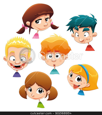 To use this stock image in your creative project, please select the size you need over to the right and click the "Add to Cart" button.
Your downloaded image will come with the Cutcaster watermark removed so don’t worry about the watermark you see on this page. Set of different character expressions. stock vector clipart, Set of different character expressions. Funny cartoon and vector illustration. Isolated objects.
by ddraw