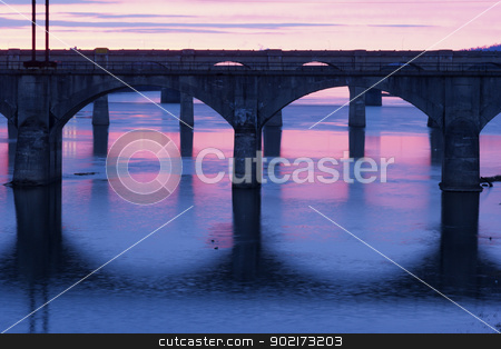 To use this stock image in your creative project, please select the size you need over to the right and click the "Add to Cart" button.
Your downloaded image will come with the Cutcaster watermark removed so don’t worry about the watermark you see on this page. Bridges of Harrisburg stock photo, Bridges of Harrisburg at sunrise by Henryk Sadura