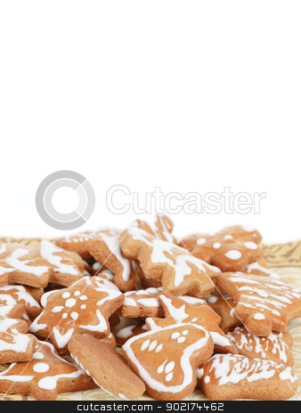 To use this stock image in your creative project, please select the size you need over to the right and click the "Add to Cart" button.
Your downloaded image will come with the Cutcaster watermark removed so don’t worry about the watermark you see on this page. christmas gingerbreads on white background stock photo, homemade christmas gingerbreads on white background by Artush