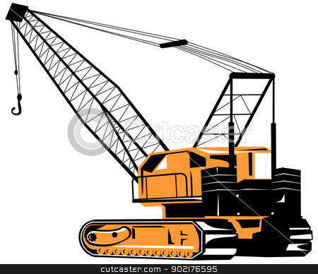 To use this stock image in your creative project, please select the size you need over to the right and click the "Add to Cart" button.
Your downloaded image will come with the Cutcaster watermark removed so don’t worry about the watermark you see on this page. Construction Crane Hoist Retro stock vector clipart, Illustration of a construction crane hoist done in retro style. by patrimonio