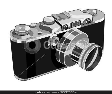 Vintage Camera Retro Vintage Camera Retro stock vector clipart, Illustration of a vintage camera done in retro style. by patrimonio