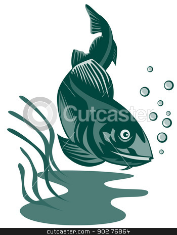 To use this stock image in your creative project, please select the size you need over to the right and click the "Add to Cart" button.
Your downloaded image will come with the Cutcaster watermark removed so don’t worry about the watermark you see on this page. Atlantic Codfish Retro stock vector clipart, Illustration of an atlantic codfish done in retro style. by patrimonio