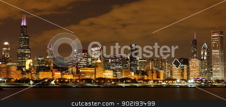 To use this stock image in your creative project, please select the size you need over to the right and click the "Add to Cart" button.
Your downloaded image will come with the Cutcaster watermark removed so don’t worry about the watermark you see on this page. Chicago stock photo, View to Downtown Chicago / USA from Adler Planetarium by Achim Baque