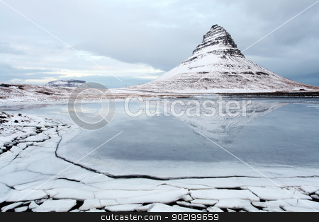 To use this stock image in your creative project, please select the size you need over to the right and click the "Add to Cart" button.
Your downloaded image will come with the Cutcaster watermark removed so don’t worry about the watermark you see on this page. Grundarfjorour famous mountain iceland stock photo, Icelands snaefellsnes peninsula and famous Kirkjufellsfos waterfall and mount Kirkjufell by Ollie Taylor