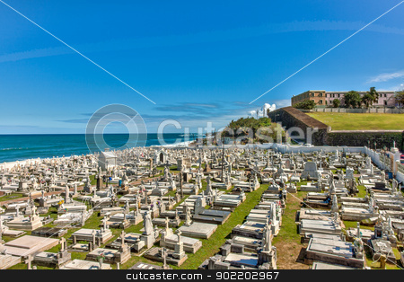 To use this stock image in your creative project, please select the size you need over to the right and click the "Add to Cart" button.
Your downloaded image will come with the Cutcaster watermark removed so don’t worry about the watermark you see on this page. Graveyard in Old San Juan stock photo, Graveyard in Old San Juan, Puerto Rico by Gary Ives