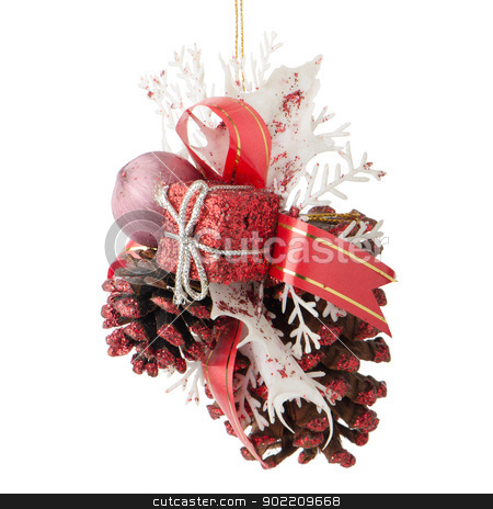To use this stock image in your creative project, please select the size you need over to the right and click the "Add to Cart" button.
Your downloaded image will come with the Cutcaster watermark removed so don’t worry about the watermark you see on this page. Christmas decorations stock photo, Christmas decorations on white reflective background. by Homydesign