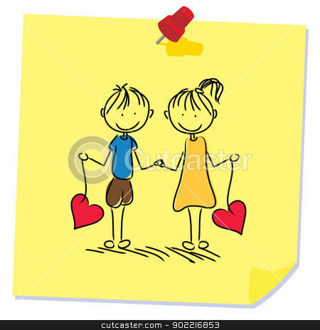 To use this stock image in your creative project, please select the size you need over to the right and click the "Add to Cart" button.
Your downloaded image will come with the Cutcaster watermark removed so don’t worry about the watermark you see on this page. memo paper stick figure couple stock vector clipart, pinned memo paper stick figure couple by glossygirl21