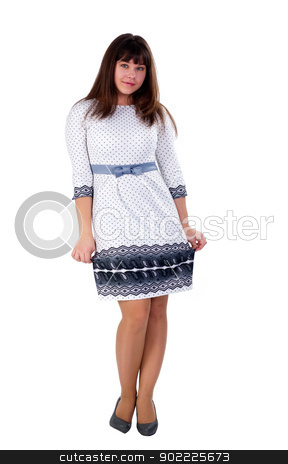 To use this stock image in your creative project, please select the size you need over to the right and click the "Add to Cart" button.
Your downloaded image will come with the Cutcaster watermark removed so don’t worry about the watermark you see on this page. Young pretty woman stock photo, Beautiful smiling girl. Isolated on white background by Aikon