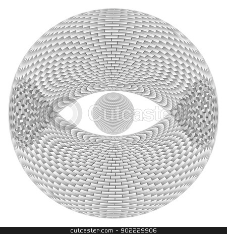 Eye Sphere Eye Sphere stock photo, Eye Sphere. Illustration on white background for design by dvarg