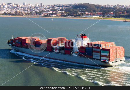 To use this stock image in your creative project, please select the size you need over to the right and click the "Add to Cart" button.
Your downloaded image will come with the Cutcaster watermark removed so don’t worry about the watermark you see on this page. Container Ship in the San Francisco Bay stock photo, Container Ship in the San Francisco Bay by Click Images