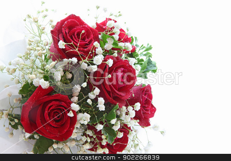 To use this stock image in your creative project, please select the size you need over to the right and click the "Add to Cart" button.
Your downloaded image will come with the Cutcaster watermark removed so don’t worry about the watermark you see on this page. rose bouquet stock photo, rose bouquet isolated on white using in wedding or any greeting ceremony side perspective by Vichaya Kiatying-Angsulee