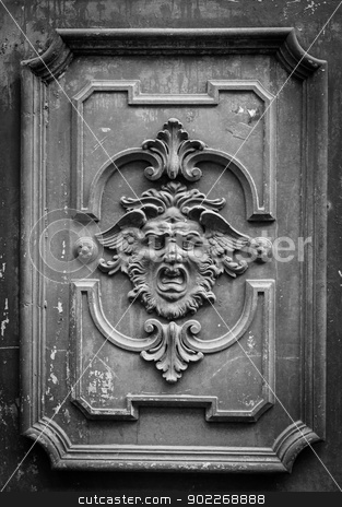 To use this stock image in your creative project, please select the size you need over to the right and click the "Add to Cart" button.
Your downloaded image will come with the Cutcaster watermark removed so don’t worry about the watermark you see on this page. Mysterious door stock photo, Gothic mask on an old wodden door in Milan - Italy by Perseomedusa