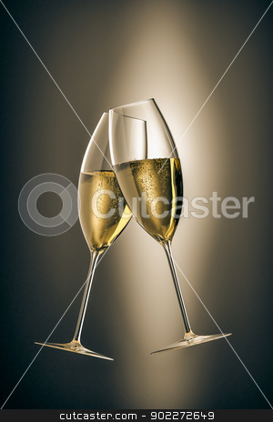 Sparkling wine sparkling wine stock photo, An image of two glasses of sparkling wine by Markus Gann