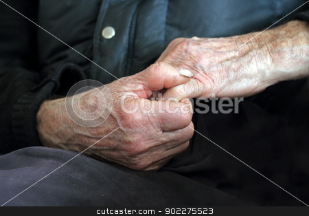 To use this stock image in your creative project, please select the size you need over to the right and click the "Add to Cart" button.
Your downloaded image will come with the Cutcaster watermark removed so don’t worry about the watermark you see on this page. detail of old hands stock photo, old man hands - hands that worked in farming by coroiu octavian