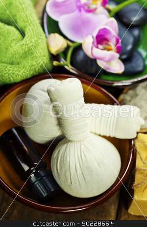 Orchid Spa Composition Orchid Spa Composition stock photo, Orchid Spa Composition- Spa and healthcare concept by klenova