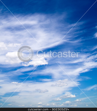 To use this stock image in your creative project, please select the size you need over to the right and click the "Add to Cart" button.
Your downloaded image will come with the Cutcaster watermark removed so don’t worry about the watermark you see on this page. blue sky stock photo, blue sky background with tiny clouds by Vitaliy Pakhnyushchyy