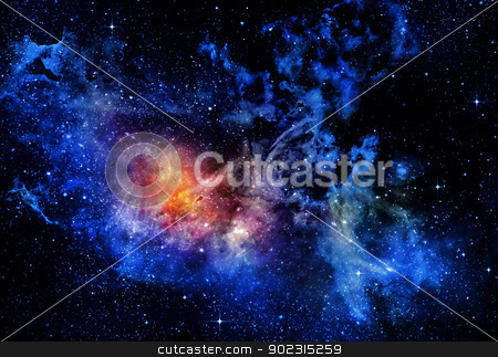 Starry deep outer space nebual and galaxy starry deep outer space nebual and galaxy stock photo, deep outer space background with stars and nebula by Phil Morley