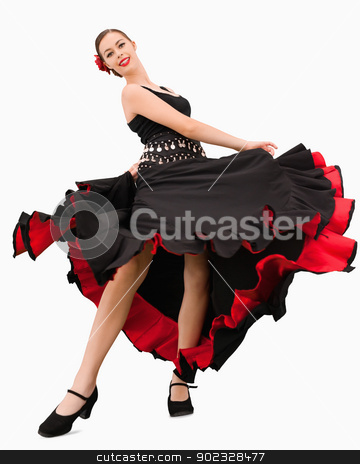 To use this stock image in your creative project, please select the size you need over to the right and click the "Add to Cart" button.
Your downloaded image will come with the Cutcaster watermark removed so don’t worry about the watermark you see on this page. Dancing woman about to spin stock photo, Dancing woman about to spin against a white background by Wavebreak Media