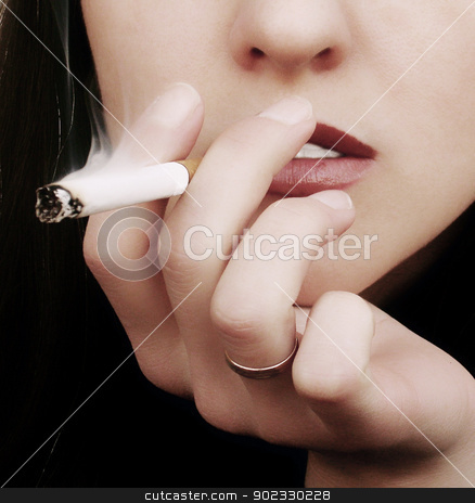 To use this stock image in your creative project, please select the size you need over to the right and click the "Add to Cart" button.
Your downloaded image will come with the Cutcaster watermark removed so don’t worry about the watermark you see on this page. The Smoking woman stock photo, Color photo with the smoking young dark-haired woman by Olga Altunina