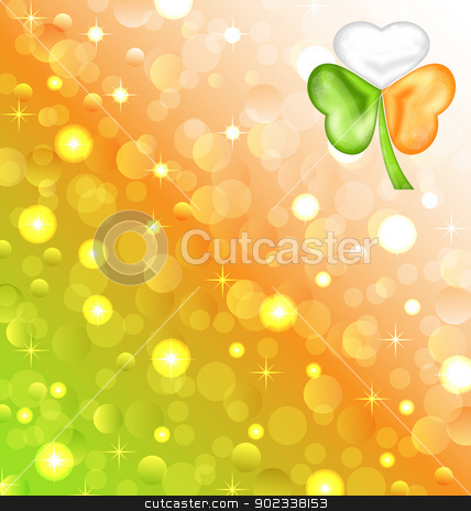 To use this stock image in your creative project, please select the size you need over to the right and click the "Add to Cart" button.
Your downloaded image will come with the Cutcaster watermark removed so don’t worry about the watermark you see on this page. Shamrock in Irish flag color for Saint Patrick day stock vector clipart, Illustration shamrock in Irish flag color for Saint Patrick day - vector by -=Mad Dog=-