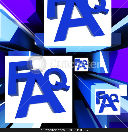 FAQ On Cubes Shows Advice FAQ On Cubes Shows Advice stock photo, FAQ On Cubes Shows Advice And Inquiries by stuartmiles