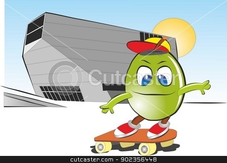 To use this stock image in your creative project, please select the size you need over to the right and click the "Add to Cart" button.
Your downloaded image will come with the Cutcaster watermark removed so don’t worry about the watermark you see on this page. Skate stock vector clipart, Vector and cartoon illustration, grape skating by kancela